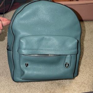 Coach Teal Leather Bag